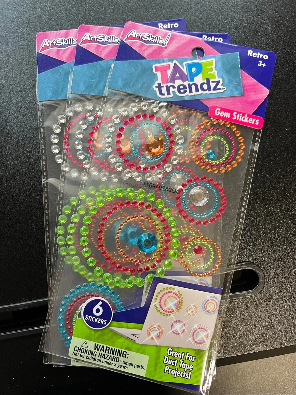Tape Trendz Assorted Decorative Stickers and Foam Sheets - Multi-Color
